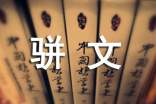 骈文解释及造句