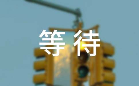 关于等待的感悟句子30句